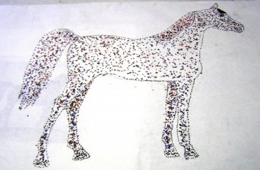 impressionist art of horse